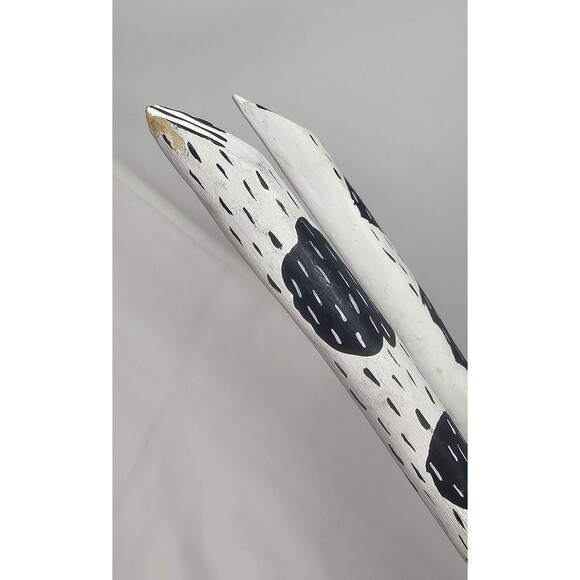 Oaxacan Painted Mexican Folk Art Dog Leather Collar Alebrije Wood By Juan 15x11" - Picture 4 of 16